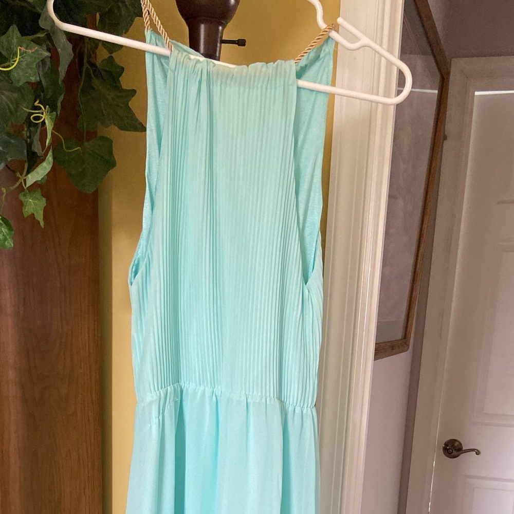 Long silky dress